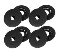 LOORGVEL 4pcs Floor Mat Fixing Clips Abs Durable Pad Retainers for Secure Non Slip Car Carpet Mats Easy Installation Compatible with Various Models