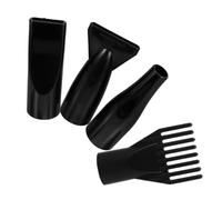 LOORGVEL 4pcs Hair Dryer Nozzle Abs Diffuser Attachment for Pet Grooming Portable Replacement Blow Dryer Nozzle with Round and Comb Styles Safe for Dogs and Cats Versatile for Home and