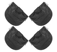 LOORGVEL 4pcs Helmet Storage Bags Drawstring Motorcycle Helmet Holder Pouch Waterproof Portable Carrying Case for Half Small Round Size Suitable for Riding and Travel