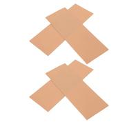 LOORGVEL 4pcs Khaki High Heel Shoe Sole Protector Pads Self-Adhesive Anti-Slip Shock Absorbing Toe Cushions and Noise-Reducing Heel Pads for Women’s High