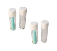 LOORGVEL 4pcs Lens Suction Stick Remover Inserter Tool with Anti-Slip Surface and Protective Case Hygienic and Portable for Travel Home and Daily Use Green White