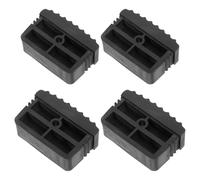 LOORGVEL 4Pcs Non-Slip Rubber Ladder Foot Covers Ladder Stability Pads Replacement Foot Protector Pads for Extension and Step Outdoor Anti-Slip Guard