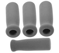 LOORGVEL 4Pcs Non Slip Thicken Crutch Handle Wraps for Walking Cane Accessories Ergonomic Foam Grip Covers for Elderly Fits Standard Cane Handles Comfortable Hand Protection