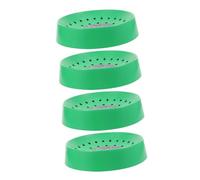 LOORGVEL 4pcs Pigeon Nesting Bowls with Breathable Mat for Dove Quail Bird Breeding Hatching Washable and Bird Trays for Racing
