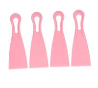 LOORGVEL 4pcs Plastic Dessert Spades for Ice Cream Roll Maker Lightweight Reusable Small Spatulas for Homemade Yogurt Stir-Fried Ice Multifunctional Kitchen Tool and Garden Hand Trowel
