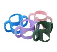 LOORGVEL 4pcs Silicone Soft and Comfortable Bottle Handle Gripper Removable Carry Handle Bottle Holder for Water for Small Hands When Using Born Other