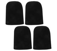 LOORGVEL 4Pcs Soft Anti-Slip Wheelchair Footrest Cushion Covers for Seniors, Protective Footplate Pads, Comfortable Universal Foot and Leg Rest Accessories for Everyday Use