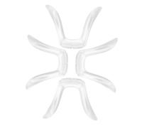 LOORGVEL 4pcs Soft Silicone U-shaped Eyeglasses Nose Pads with Adjustable Screwin Bridge Anti-slip Cushions for Stable Comfortable Fit Replacement for Sunglasses and Reading Glasses