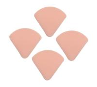 LOORGVEL 4Pcs Supple Powder Puff Dual Use Wet and Dry Makeup Sponge Cosmetic Supplies for Gentle Application and Minimal Powder Waste