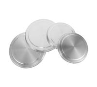 LOORGVEL 4pcs Thick Induction Cooktop Protector Mat Stove Cover Stainless Steel Burner Covers Cooker Hood Kitchen Stove Cooktop