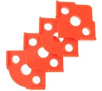 LOORGVEL 4pcs Woodworking Corner Radius Routing Templates Set R5-R35 Quick-Set Router Jigs for Precise Rounded Edge Trimming with Multiple Arc Sizes, Woodworking Tool Accessories for Router