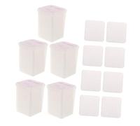 LOORGVEL 5 Boxes Nail Cleaning Wipes Lint Cotton Pads Ultra Absorbent Polish Remover Sheets for Manicures Salon Nail Art Cleaning Tools