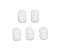 LOORGVEL 5 Boxes Portable Travel Soap Paper Sheets with Jasmine Scent Per Box Compact Hand Washing Confetti Soap for Bath Face and Outdoor Use and Convenient Travel Accessories