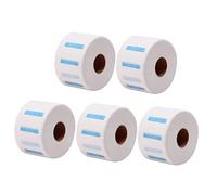LOORGVEL 5 Rolls Disposable Barber Neck Strips Flexible Neck Paper for Salon Haircutting Perm and Dye Protection Soft Stretchy Wraps for Adults