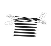 LOORGVEL 5 Sets Resistive Touch Screen Pens with Spring Rope Plastic Stylus for Tablets Smartphones Writing Boards Ultraresponsive Digital Drawing and Writing Accessories for Multiple