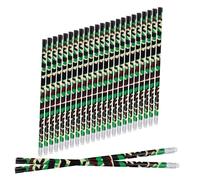 LOORGVEL 50 Pcs Military Camouflage Pencils for Students Teachers Party Decorations High-grade Wood with Smooth Writing and Break-resistant Classroom and Sketching Supplies
