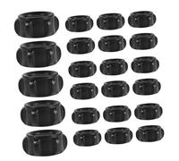 LOORGVEL 50pcs Car Wireless Charging Mount Screw Nuts Plastic Nut Caps Fit Ball Joint Fixed Adapter for Phone Holder Accessories and Easy Installation