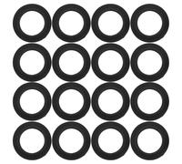 LOORGVEL 50pcs E12/e14 Light Socket Shade Adapter Rings Plastic Retaining Collar for 32/33mm Threaded Lamp Holders Black for Ceiling and Sconce Fixtures