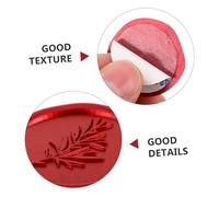 LOORGVEL 50pcs Floral Wax Seal Stickers Wax Seal Adhesive Stickers