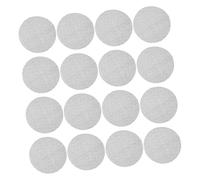 LOORGVEL 50pcs Round Plant Pot Mesh Pads Drainage Screens for Garden Pots Prevent Soil Loss Reusable Plastic Bottom Grid Mat Gardening Essentials