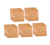 LOORGVEL 50Pcs Vintage Kraft Paper CD Sleeves with Heart Button Closure Protective Dvd Storage Envelopes for Organizing and Safeguarding Discs Multipurpose Kraft Paper Cases for Cds Dvds