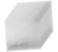LOORGVEL 50pcs Vinyl Record Outer Sleeves Clear Self Adhesive Wrinkle Album Covers Protective Storage for Vinyl Records Scratch Prevention and Collection