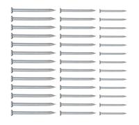 LOORGVEL 515pcs Steel Galvanized Steel Nails Common Nails Hardened Flat Head Not Easy to Bend Sturdy and Straight for Cement Wall Repairing Small Things and DIY Home Improvement Projects