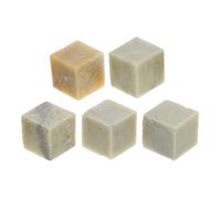 LOORGVEL 5pcs Chinese Qingtian Stone Seal for DIY Name Stamp Sturdy Blank Stone for Calligraphy and Artistic Practice for Seal Enthusiasts and Crafting