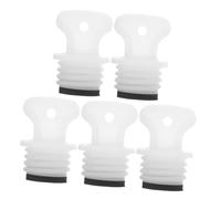 LOORGVEL 5pcs Hot Water Bottle Leakproof Rubber Stopper 21mm Replacement Cap for Hot Water Sack Lid Safety Plug Accessory