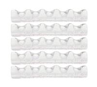 LOORGVEL 5pcs Nail Brush Pen Holder Slots Makeup Brush Storage Organizer Desktop Nail Art Pen Display Stand for Salon Home Use