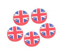 LOORGVEL 5pcs National Flag Tennis Racket Dampeners Silicone Shock Absorbers for Vibration Reduction Cute Design Suitable for Tennis Players Accessories