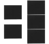 LOORGVEL 5pcs Non Slip Clipper Grip Sleeves for Barber Trimmers, Medium Black Vibration Dampening Covers for Hair Cutting Tools and Electric Groomer Handles, Universal Beard Trimmer Wraps