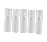 LOORGVEL 5Pcs Portable Plastic Dropper Bottles Leak Essential Oil Dispensers for Cosmetics Beard and Hair Oils Travel Friendly Empty Vials