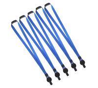 LOORGVEL 5pcs Retractable Lanyard with Detachable Buckle and Badge Holder Secure Id Attachment Clip for Work School Exhibitions Multipurpose Holder for Keys and Tools