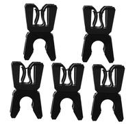 LOORGVEL 5pcs Soccer Training Pole Clips Agility Pole Connectors with Swivel Buckle for Football Basketball Skill Practice Durable Multiuse Marker Rod Buckle for Sports Fields