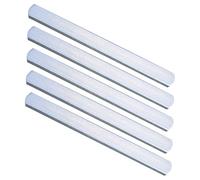LOORGVEL 5pcs Steel Weight Plates Fitness Equipment Weighted Bars for Strength Training Running and Walking Leg Load Bearing Exercise