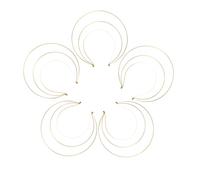 LOORGVEL 5pcs Three Layer Iron Goddess Headband Tiara Crown Hair Hoop for Women Elegant Polished Finish for Weddings Birthday Parties Proms and Cosplay