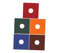 LOORGVEL 5pcs Vinyl Record Sleeves Protective Jackets with Sturdy Design for Record Protection in Multiple Colors Rose Red Coffee Dark Green