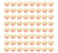 LOORGVEL 6 Packs 5Mm Orange Resin Flatback Ab Rhinestones, 500Pcs Per Pack, Round Nail Art Accessories for DIY Crafts, Embellishments for Shoes, Bags, and Clothing