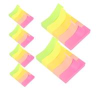LOORGVEL 600pcs Colored Sticky Index Tabs Small Note Pads Self-adhesive Labels for School Supplies and Office Use Vibrant Page Markers for Textbooks Notebooks and Organizing Tasks