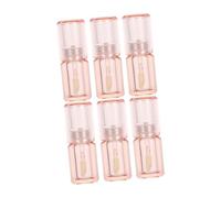 LOORGVEL 6pcs Empty Lip Glaze Tube Plastic Mini Cosmetic Sample Container Bottles for Lip Gloss Wand Making Diy Gloss Bottles