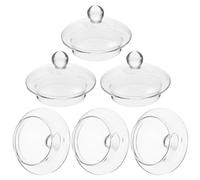 LOORGVEL 6pcs Glass Tea Kettle Lid Replacement for 1000ml Teapot Sturdy Household Teapot Cover and is Not Easy to Deform for Staying at Home Or Parties