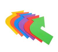 LOORGVEL 6pcs Pickleball Court Markers Training Discs Agility Lines Marker for Indoor Outdoor Sports Boundary Lines Corner Arrows Multi-color