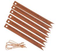 LOORGVEL 6pcs PU Leather Bible Bookmarks with Inspirational Verses Page Markers for Christian Women and Men Handmade Religious Book Markers for Reading Lovers and Giving