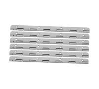 LOORGVEL 6pcs Small Metal Piano Hinges for Jewelry Boxes Continuous Long Strip Hinges for Wooden Box DIY Crafts for Storage and Craft Projects