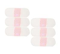 LOORGVEL 6pcs Washable Sanitary Napkins 21cm Waterproof Cloth Menstrual Pads Reusable Cotton Panty Liners for Women Postpartum Breathable Feminine Care