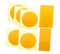 LOORGVEL 7 Sheets Reflective Adhesive Pressure Gauge Stickers with Full Half Quarter Circle Labels for Identification and Accurate Pressure Indication