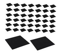 LOORGVEL 72pcs Self-Adhesive Acoustic Insulation Wall Panels for Noise Reduction High-Density Polyester Sound Absorbing Tiles with Corkboard Surface for Office Studio and Conference Rooms