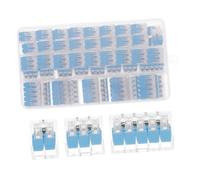 LOORGVEL 75pcs Compact Lever Wire Splicing Connector Set with Transparent Cover for Safe Insulation Corrosion and High Temperature Resistant Electrical Wire Connectors for Home Wiring and