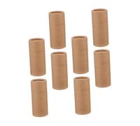 LOORGVEL 8pcs Brown Paper Cylinder Storage Boxes for Essential Oil Bottles Gift Holder Multipurpose Packaging for Tea Incense Candy Wedding Party Christmas